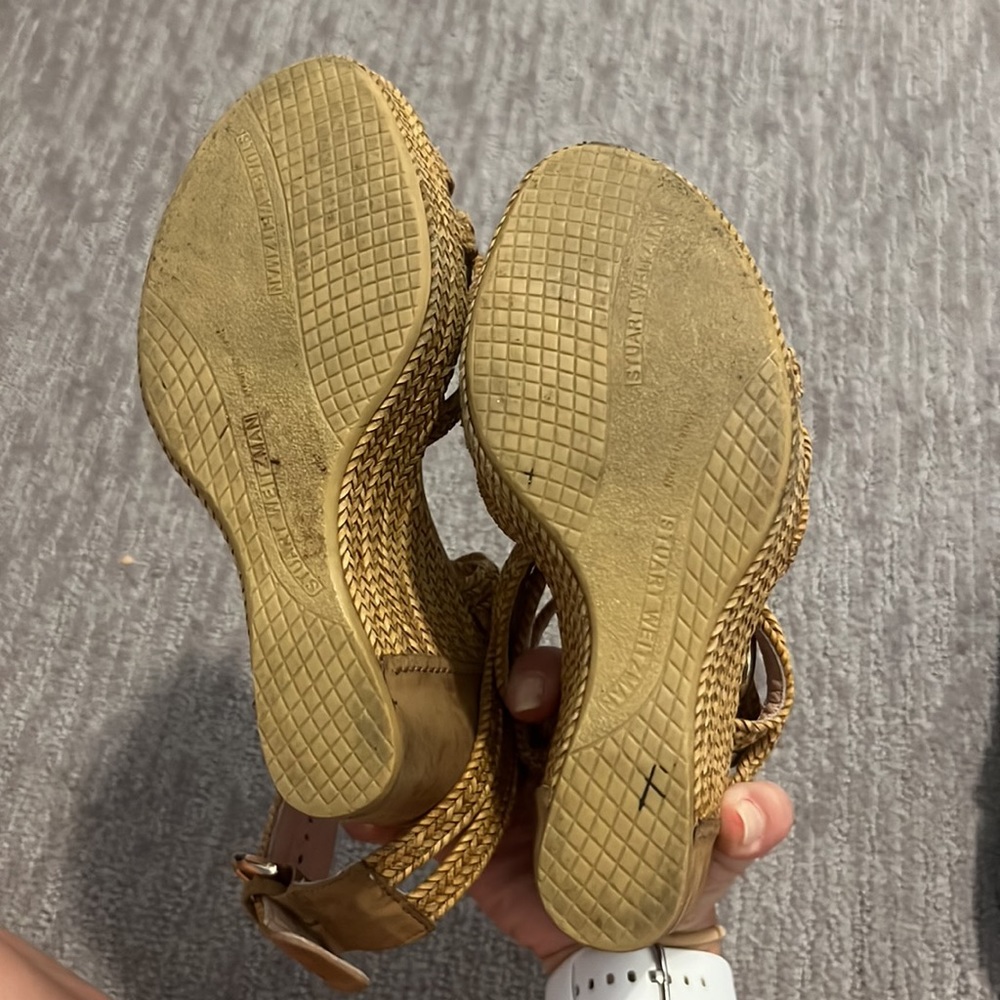 Stuart Weitzman Wedges With Suede - image 5